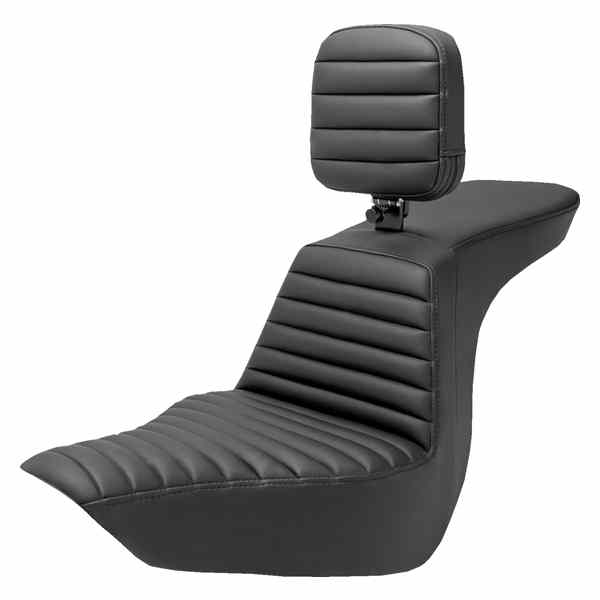取寄せ ツアーステップアップシート サドルマン Tour Step-Up Seat - Rider Backrest - Tuck-n-Roll - FLSB/FXLR '18-'23 818-29-191BR 08021524