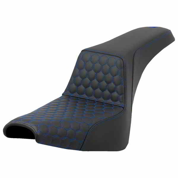 【並行輸入品】 サドルマン ステップアップシート - ハニカム - ブルーステッチ - FXBB/FXST 18-24 818-30-17701 08021578