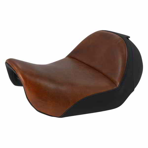 取寄せ Renegade?Lariat Solo Seat サドルマン Seat - Renegade? Lariat Solo - Smooth - Brown - Dyna 806-04-0041B 08030421