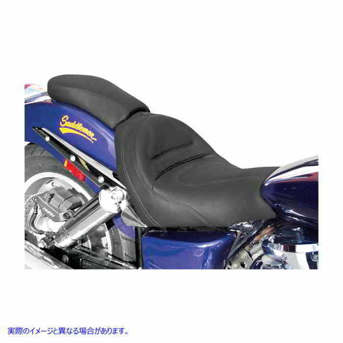 取寄せ Renegade?デラックスソロシート サドルマン Solo Seat - VN900 Custom K07-12-002 08100541