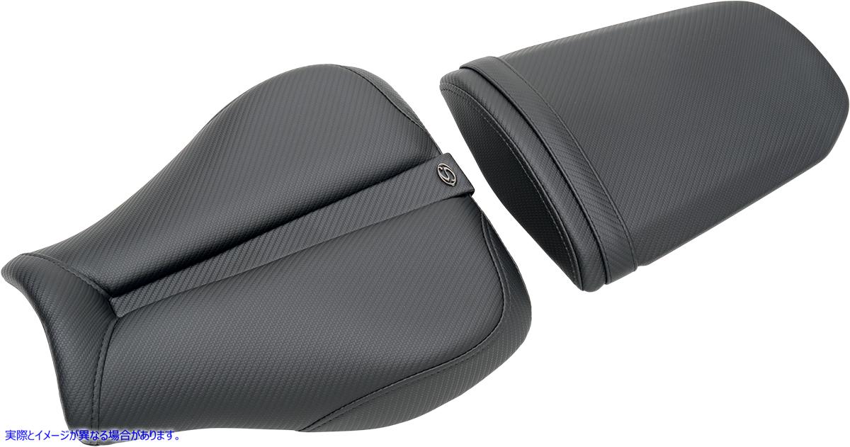 取寄せ Gel-Channel?トラックカーボンファイバースポーツシート - スポーツ サドルマン Gel Channel? Track Carbon Fiber Sport Seat - Black - CBR100RR 0810-H013 08101005