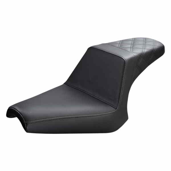 取寄せ ステップアップシート - リアラティスステッチ サドルマン Step-Up Seat - Rear Lattice Stitch - Black - Bolt '13-'20 Y13-16-173 08102054