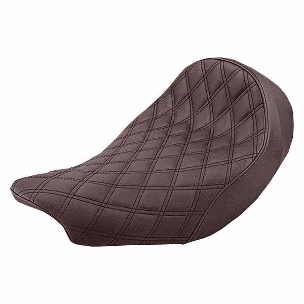 取寄せ 反逆格子ステッチソロシート サドルマン Renegade Solo Seat - Lattice Stitched - Brown - Indian '14-'19 I14-07-002BLS 08102155