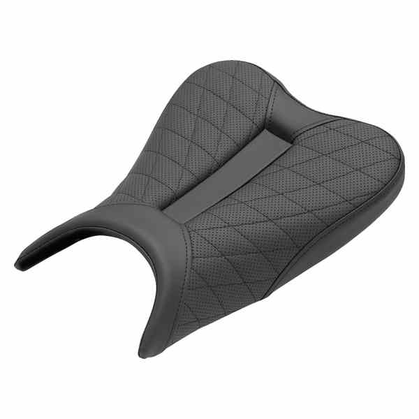 取寄せ トラック格子ステッチシート ? ソロシート サドルマン Track Seat - Lattice Stitch - Black - Ninja 400 '18-'22 0810-K079 08102403
