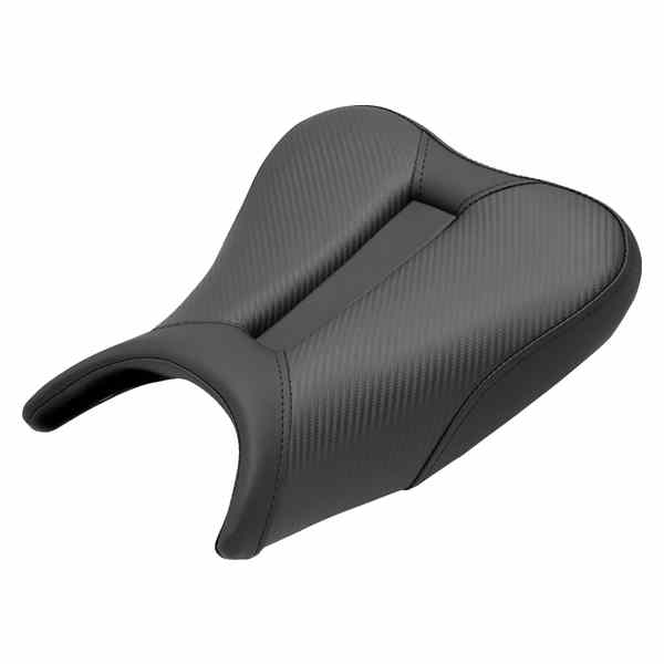 取寄せ カーボンファイバートラックシート サドルマン Track Seat - Solo - Carbon Fiber - Black - Ninja 400 '18-'22 0810-K080 08102404