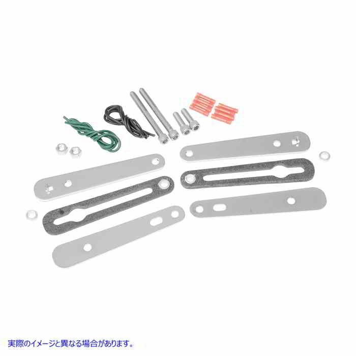 取寄せ 信号移転キットをターンします サドルマン Turn Signal Relocation Kit - Dyna - Chrome 2020-0350 20200350