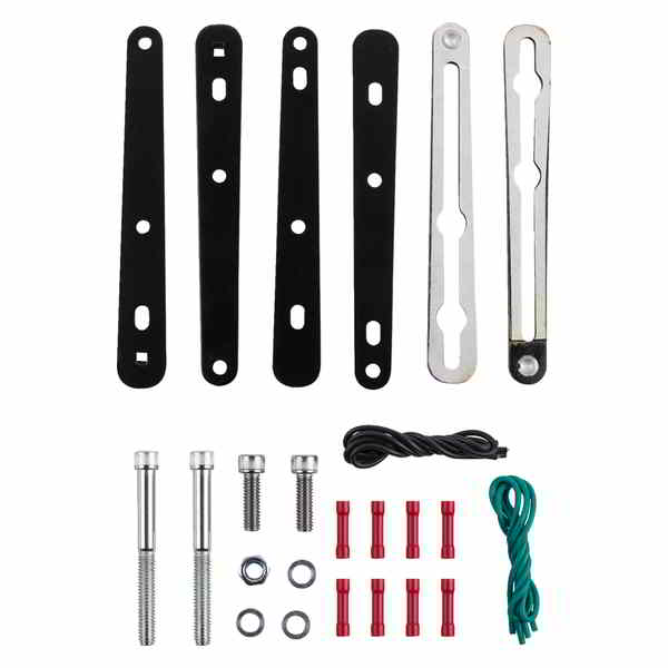 取寄せ 信号移転キットをターンします サドルマン Turn Signal Relocation Kit - Sportster - Black 2020-0422 20200422
