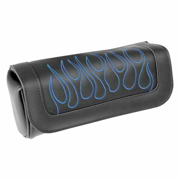 取寄せ Highwaymanタトゥーツールポーチ サドルマン Tool Pouch - Flame - Blue 3510-0063 35100063