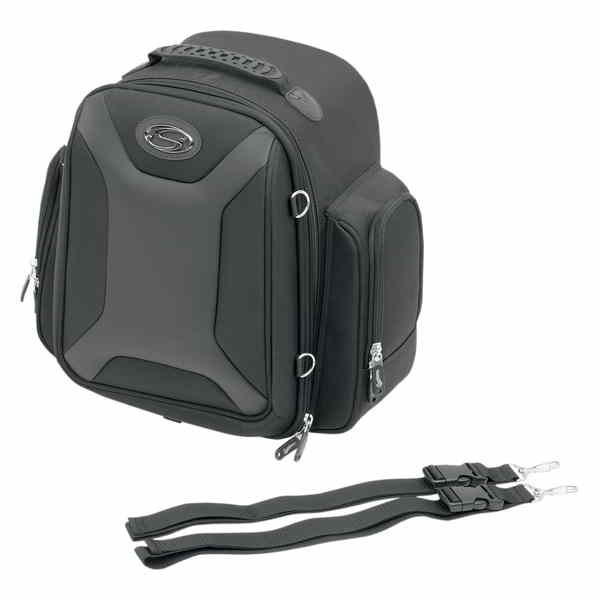 取寄せ FTB1500 Sport Sissy Bar Bag サドルマン Sport Sissy Bar Bag - Black EX000689 35150139