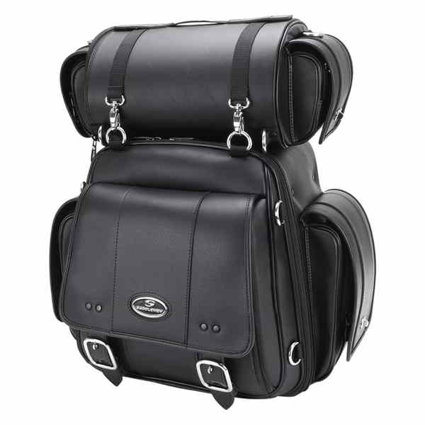 取寄せ ロールバッグ付きのシシーバーバッグ サドルマン Sissy Bar Bag - CD3600 3515-0171 35150171