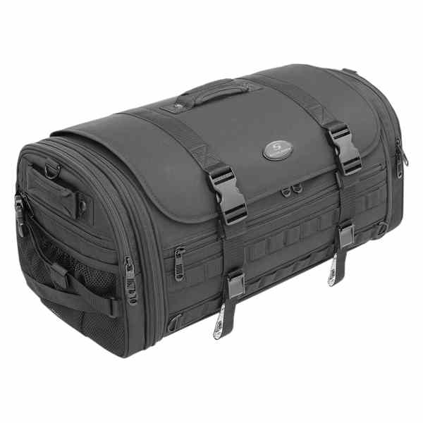 取寄せ TR3300 Tactical Deluxe Rack Bag サドルマン TR3300 Tactical Deluxe Rack Bag - Black EX000043A 35150197