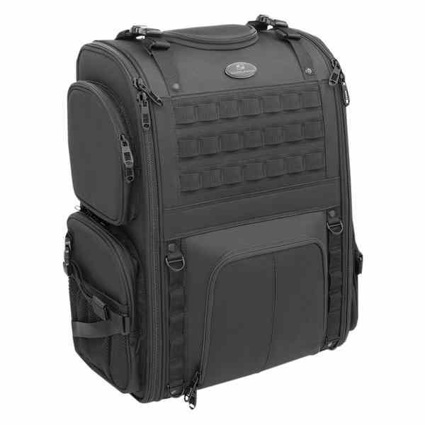 取寄せ S3500 Tactical Sissy Barバッグ サドルマン S3500 Tactical Sissy Bar Bag - Black EX000040A 35150200