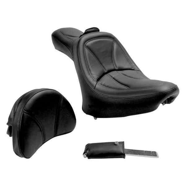 取寄せ キング2アップシート サドルマン King Seat - Backrest - Softail 816HFJ 816HFJ