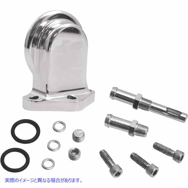 取寄せ オイルフィルター取り付けブラケットキット エスアンドエス サイクル Oil Filter Mount - Polished 31-6510 07120059