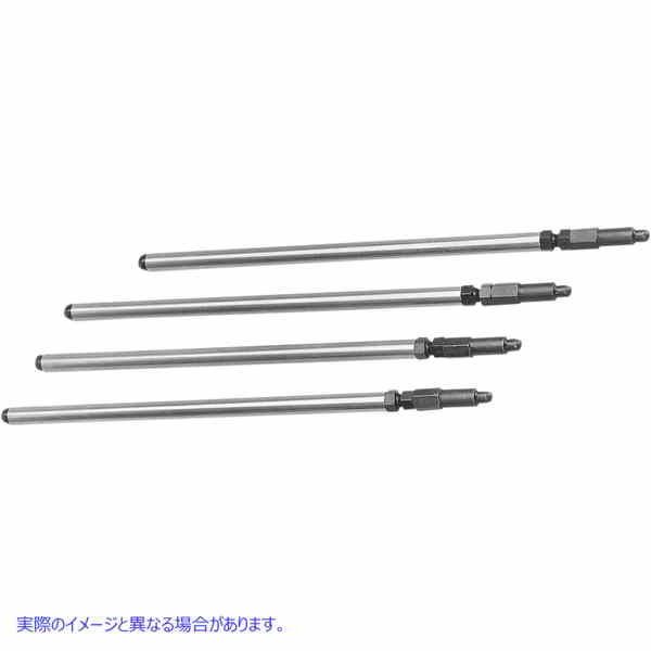 取寄せ アジャスタブルChromoly Pushrodセット エスアンドエス サイクル Adjustable Pushrods 930-0051 09280049