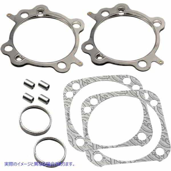 取寄せ トップエンドガスケットキット エスアンドエス サイクル Top End Gasket - 4.125 90-1914 09344753