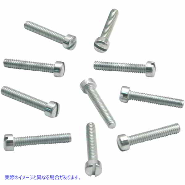 取寄せ スロット付きフラットヘッドネジ エスアンドエス サイクル Speed Idle Screw - 10-Pack 50-0150 10031716