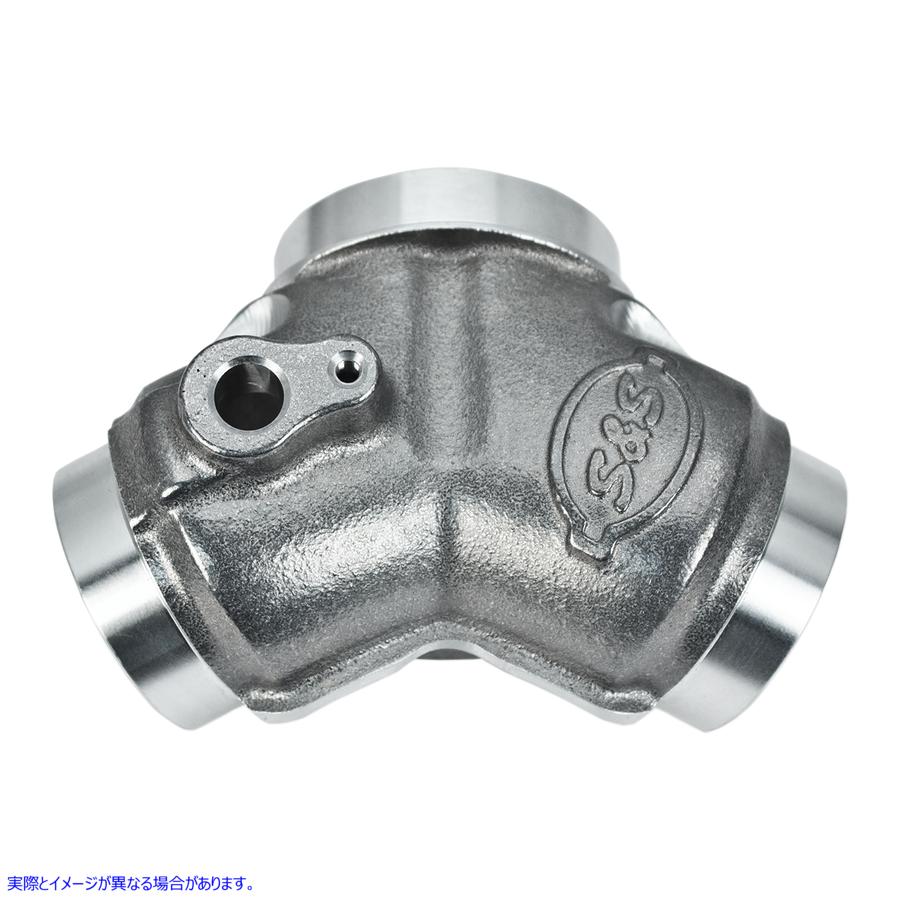 取寄せ Spigot-Mount Intakeマニホールド エスアンドエス サイクル CV Manifold - Evolution/Twin Cam 160-1722 10500292
