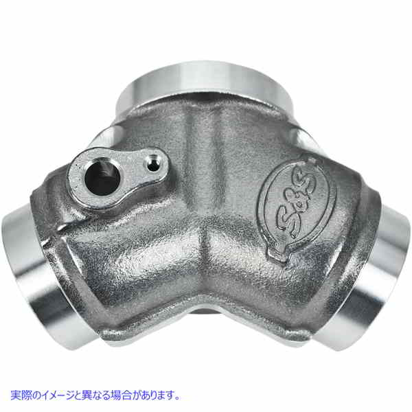 取寄せ Spigot-Mount Intakeマニホールド エスアンドエス サイクル CV Manifold - Twin Cam - 48mm 160-0001A 10500295