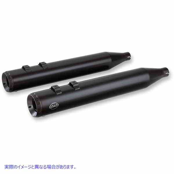 取寄せ グランドナショナルスリップオンマフラー エスアンドエス サイクル Grand National Mufflers - Black 550-0694 18011204