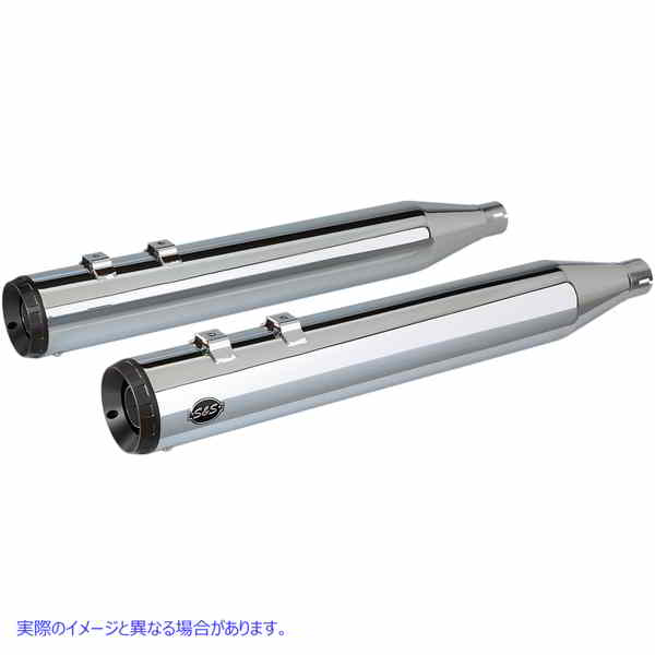 取寄せ グランドナショナルスリップオンマフラー エスアンドエス サイクル Grand National Mufflers - Chrome 550-0689 18011205