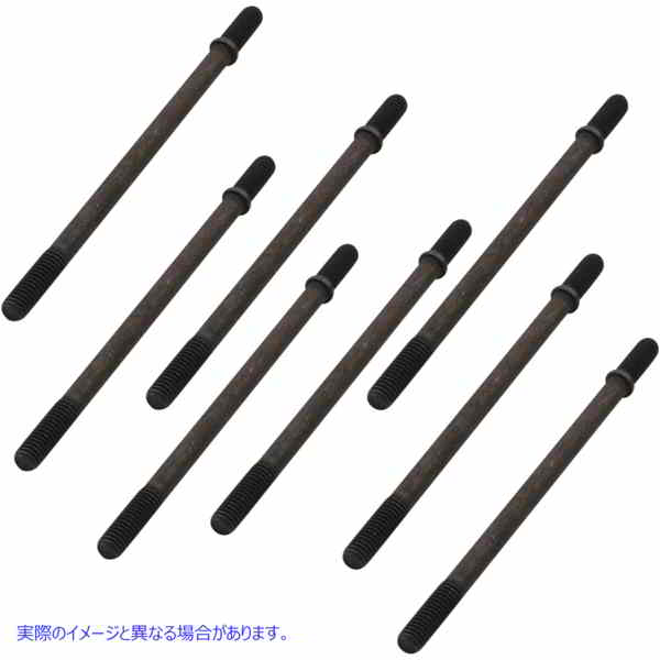 取寄せ 交換シリンダースタッド エスアンドエス サイクル Cylinder Studs - Big Twin - 8-Pack 31-2321 24010885