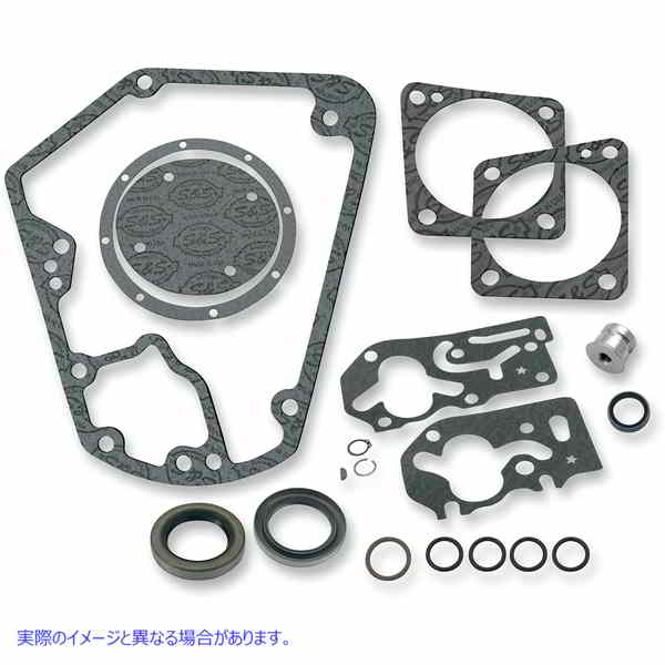 取寄せ ローエンドガスケットキット エスアンドエス サイクル Lower End Gasket Kit - Super Side Winder Plus 31-2068 312068