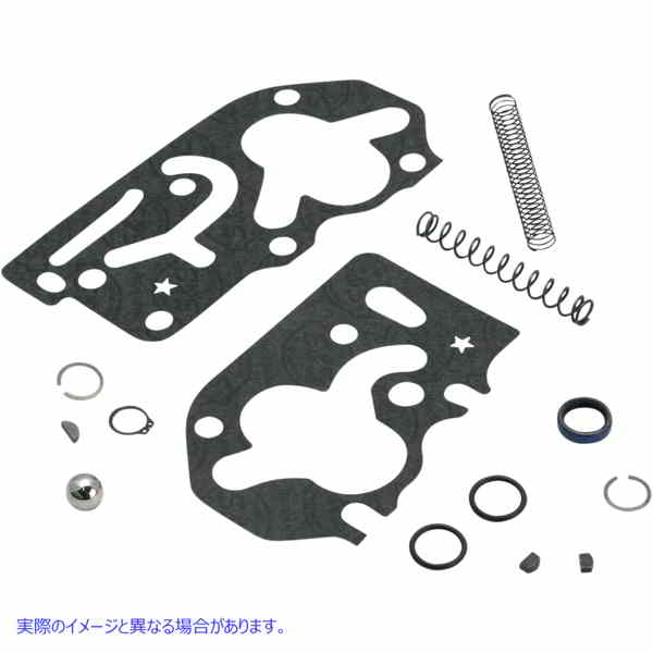 取寄せ 大容量/高圧（HVHP）研磨ビレットオイルポンプリペアキット エスアンドエス サイクル HVHP Master Oil Pump Rebuild Kit 31-6300 316300