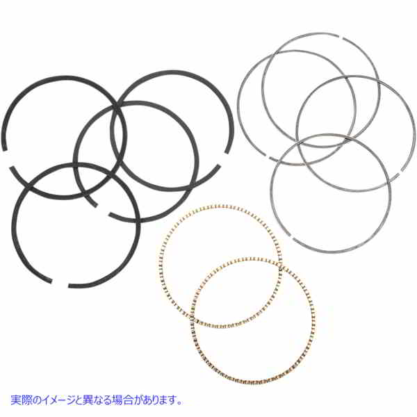 取寄せ S＆Sピストン用のリングセット エスアンドエス サイクル Replacement Rings 94-1301X 941301