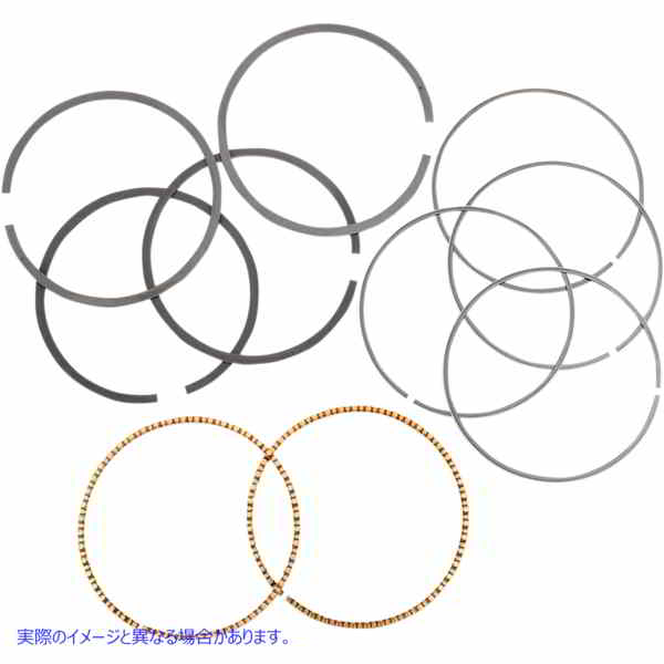 取寄せ S＆Sピストン用のリングセット エスアンドエス サイクル Replacement Rings 94-1302X 941302