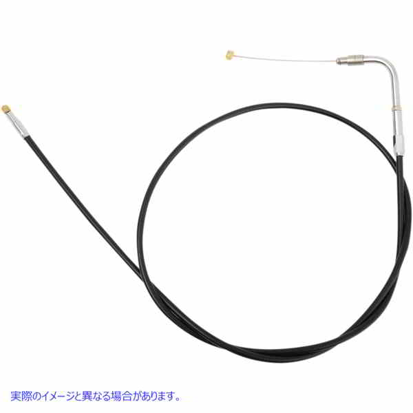 取寄せ 黒いビニールスロットル/アイドルケーブル エスアンドエス サイクル Throttle Cable - 42 - Black 19-0440 DS223261