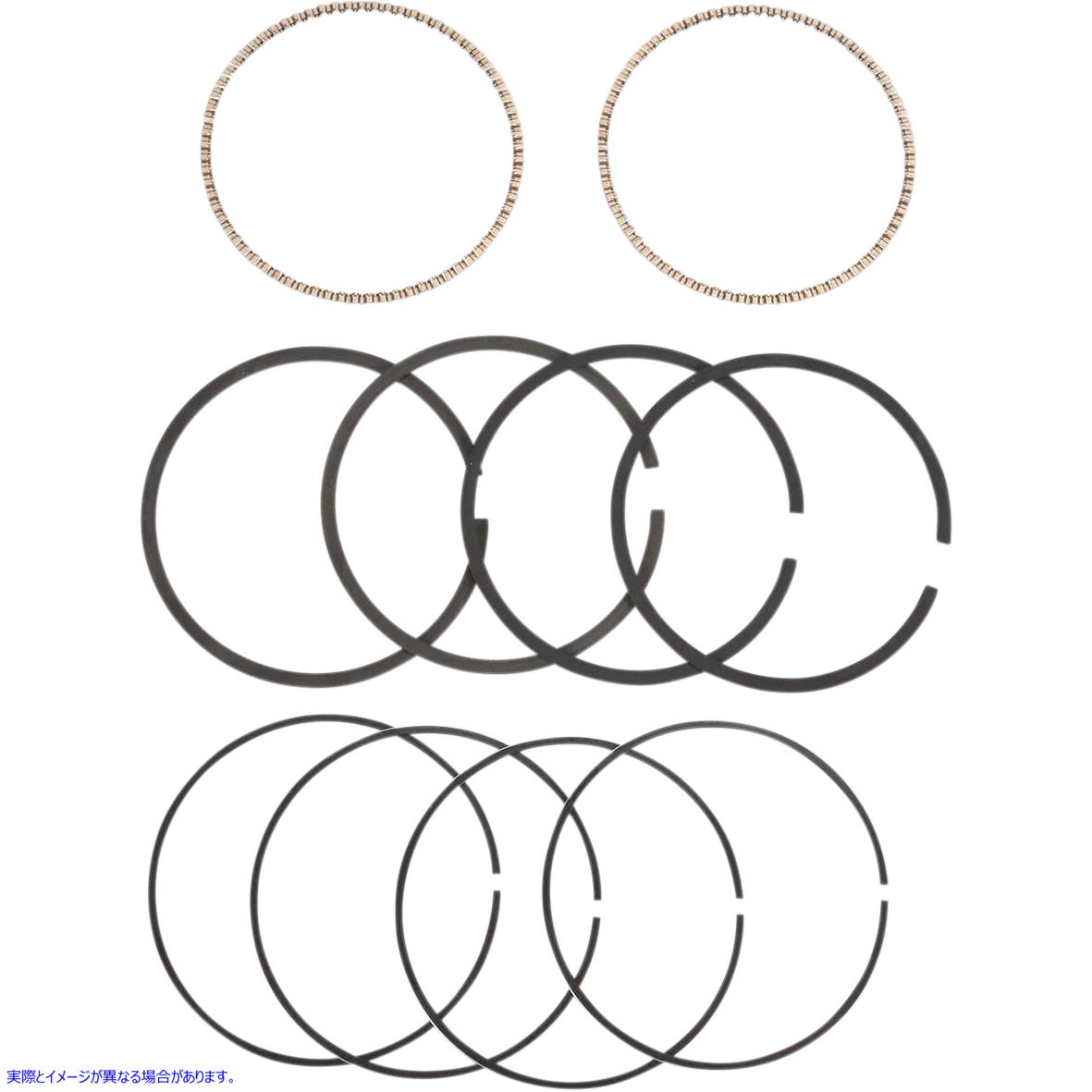 取寄せ S＆Sピストン用のリングセット エスアンドエス サイクル Replacement Rings 94-1290X DS751310