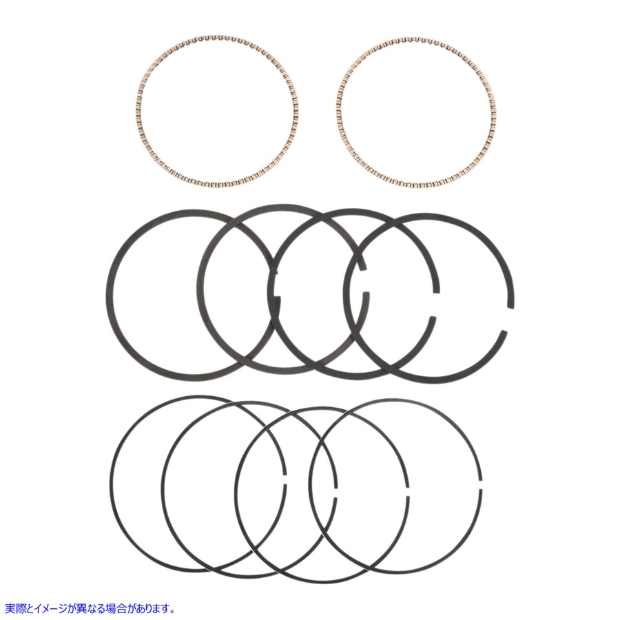 取寄せ S＆Sピストン用のリングセット エスアンドエス サイクル Replacement Rings 94-1291X DS751312