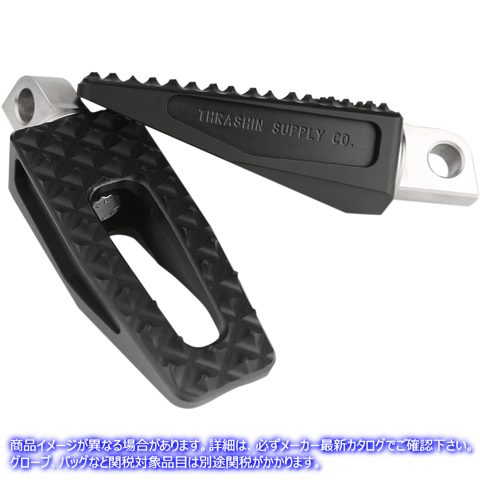 取寄せ P-54フットペグ スラッシン サプライ Front/Rear P-54 Slim Footpegs - Black - 1.375 TSC-2021-1 16201756