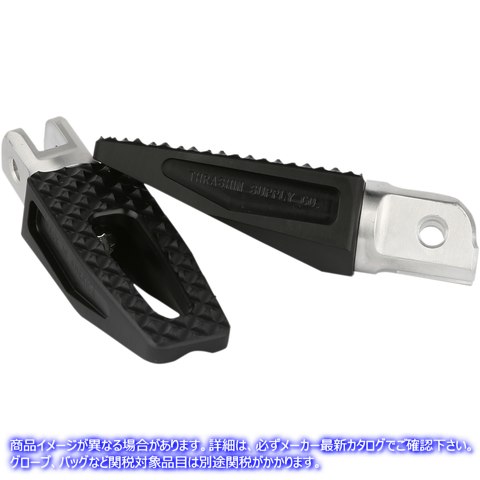 取寄せ P-54フットペグ スラッシン サプライ Front P-54 Slim Footpegs - Black TSC-2028-1 16201763