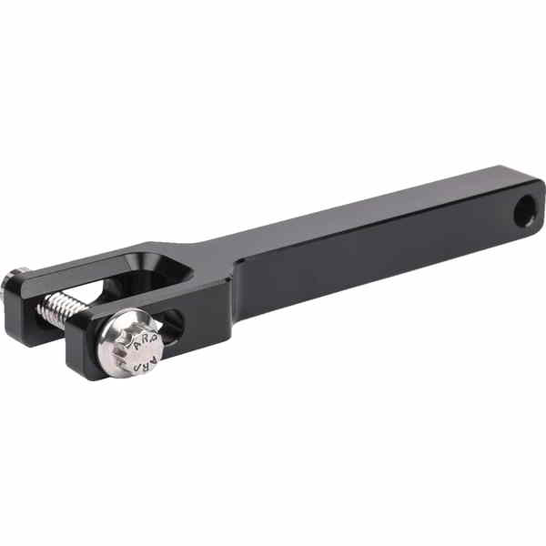 取寄せ ゲージ移設ブラケット スラッシン サプライ Front extention gauge relocation mount - Black TSC-2709-1 22100635