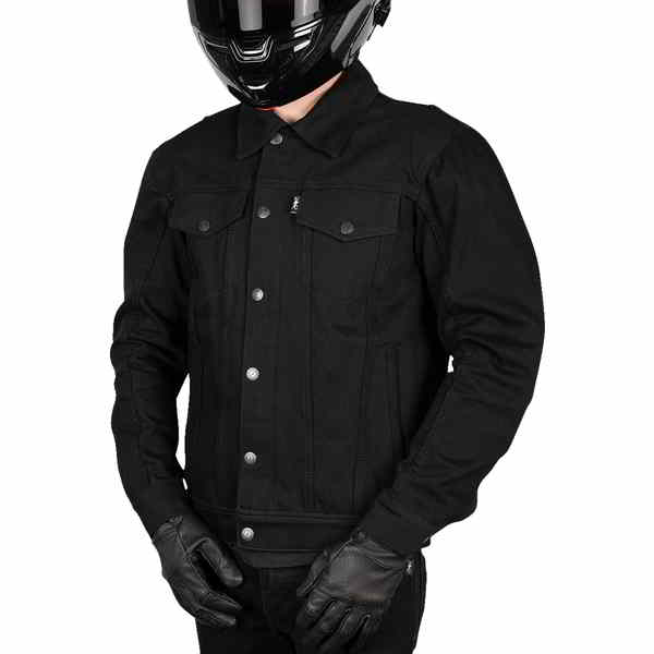 取寄せ ハイウェイ v2 デニム ライディング ジャケット スラッシン サプライ Highway v2 Denim Riding Jacket - Black - Medium TMJ-10-09 28206481