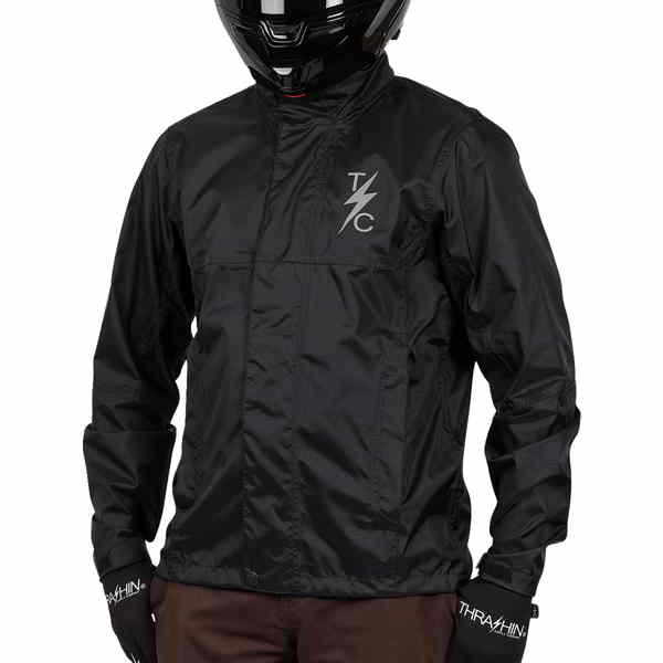 取寄せ スラッシン サプライ Waterproof Mission Rain Jacket - Black - Medium TMJ-15-09 28540382