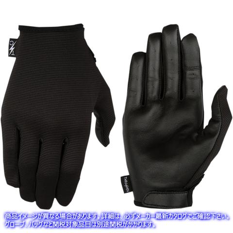 取寄せ ステルスグローブ スラッシン サプライ Stealth Leather Palm Gloves - Black - Small SLG-01-008 33013334