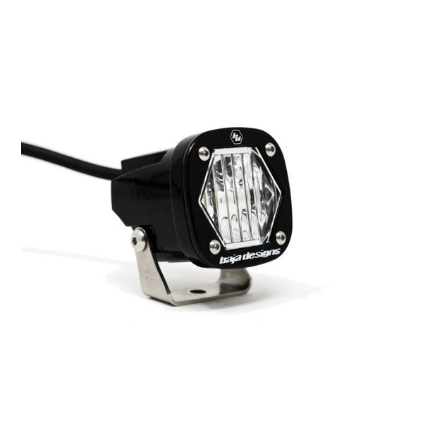取寄せ 【並行輸入品】 バハデザイン S1 ワイド コーナーリングLEDライト 取付ブラケット付 シングル Baja Designs BAJ S1 Light