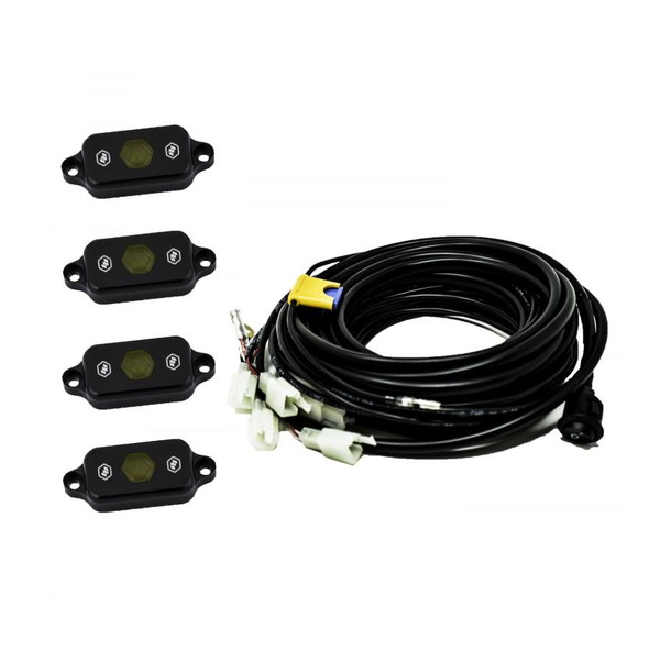 取寄せ 【並行輸入品】 バハデザイン ユニバーサル・アンバー・ロック・ライト・キット Baja Designs BAJ Rock Lights 447056