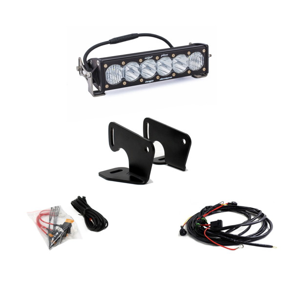 取寄せ 【並行輸入品】 バハデザイン Polaris RZR Pro XP フードライトマウントキット 10in OnX6+ Baja Designs BAJ Powersports