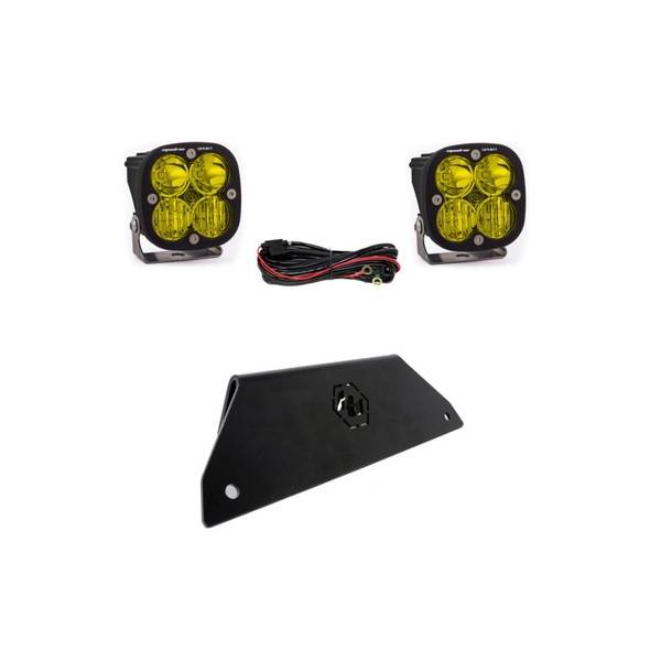 取寄せ 【並行輸入品】 バハデザイン ポラリスRZRプロXP ロワーバンパーLEDライトキット スポーツD/Cアンバー Baja Designs BAJ