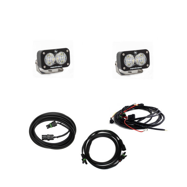 取寄せ 【並行輸入品】 バハデザイン 2018+ Jeep JL LEDライトキット リバースキット デュアルS2 Sport w/C ラングラーJL Baja D