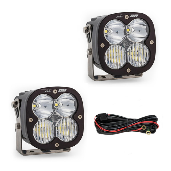 取寄せ 【並行輸入品】 バハデザイン ジープ JL/JT ルビコン スチールバンパー LEDライトキット XL 80 Baja Designs BAJ XL 80 L