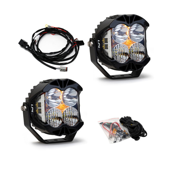 取寄せ 【並行輸入品】 バハデザイン ジープ JL/JT ルビコン スチールバンパー LEDライトキット LP4 Baja Designs BAJ LP4 Light