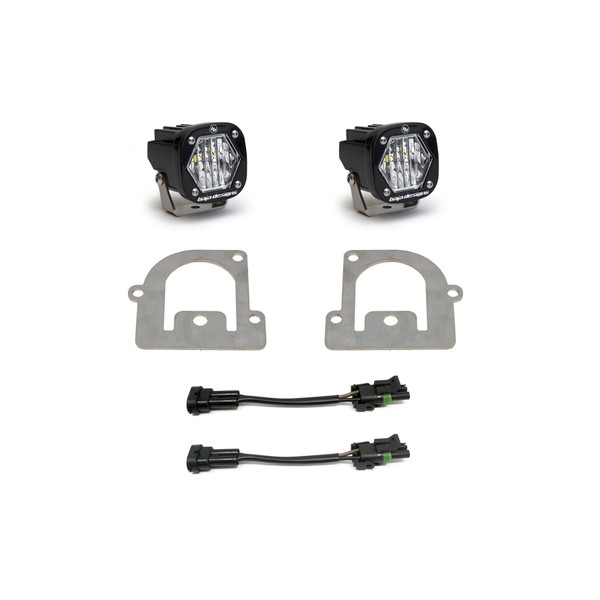 取寄せ 【並行輸入品】 バハデザイン 21+ フォードブロンコスポーツ S1 WC LEDフォグポケットライトキット クリア Baja Designs