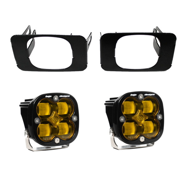 取寄せ 【並行輸入品】 バハデザイン 17-18 F-150 Super Duty フォグランプ - アンバー Baja Designs BAJ Fog Light Pocket Kit