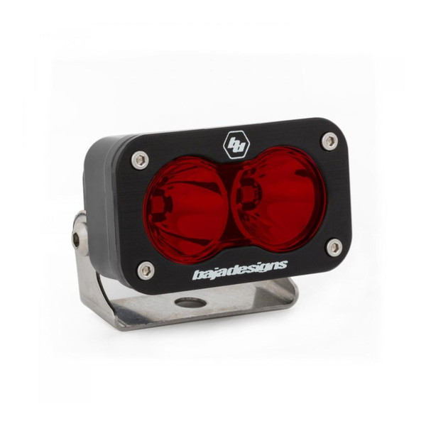 取寄せ 【並行輸入品】 バハデザイン S2スポーツスポットパターンLEDワークライト - レッド Baja Designs BAJ S2 Sport Lights 5