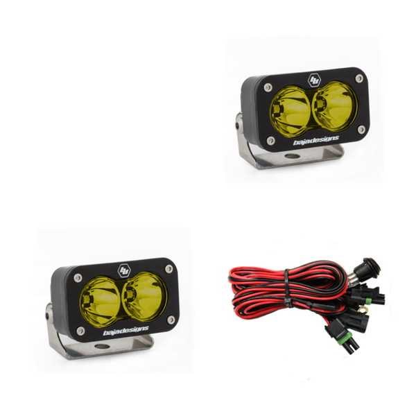 取寄せ 【並行輸入品】 バハデザイン S2スポーツスポットパターンLEDワークライト - アンバー Baja Designs BAJ S2 Sport Lights